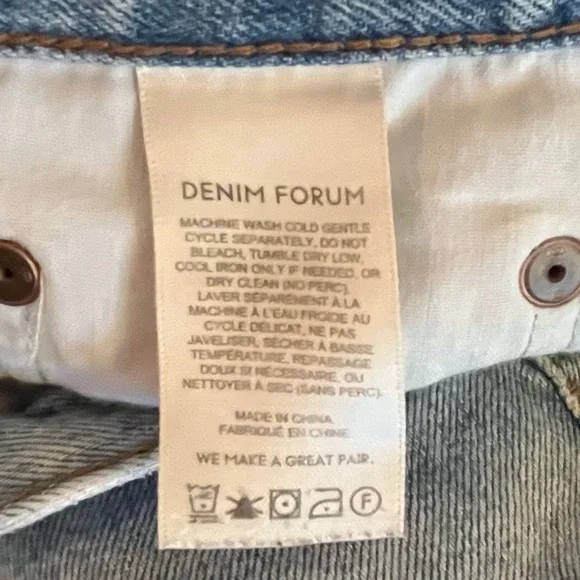 ARITZIA DENIM FORUM -THE FARRAH HIGH RISE WIDE LEG JEAN. Size: 29 - Picture 11 of 12